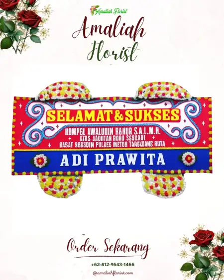 Papan Bunga Ucapan Selamat Giriwondo